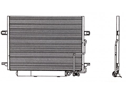 Condenser - Mercedes Benz E-Class W211 '2003